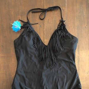 Jessica Simpson fringe one piece XL